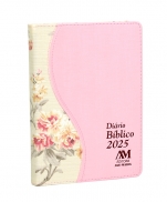 imagem do produto - DIÁRIO BIBLICO 2025 LUXO ROSA FLORAL